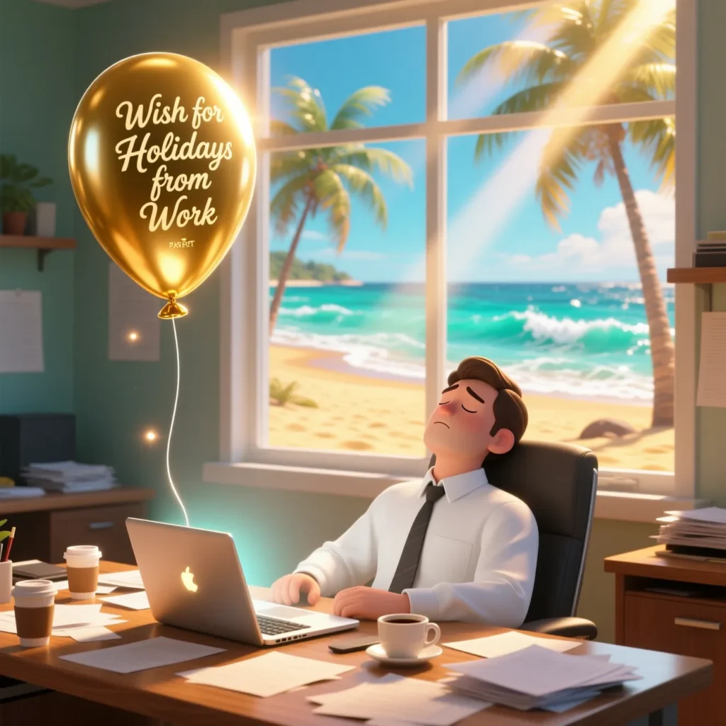 Wish for Holidays from Work