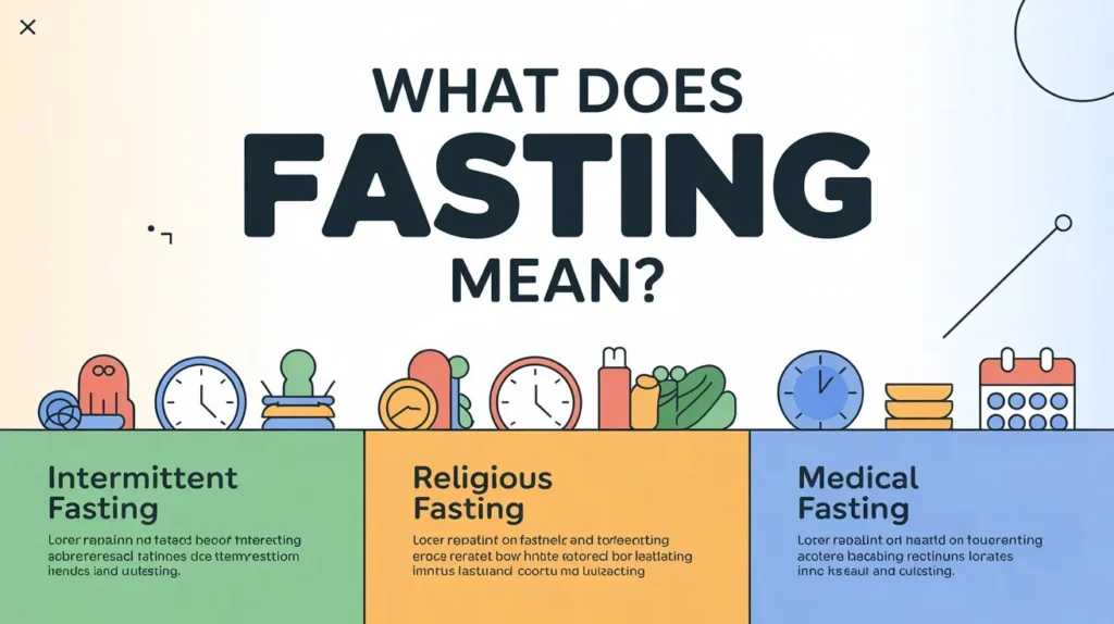 What does Fasting Mean