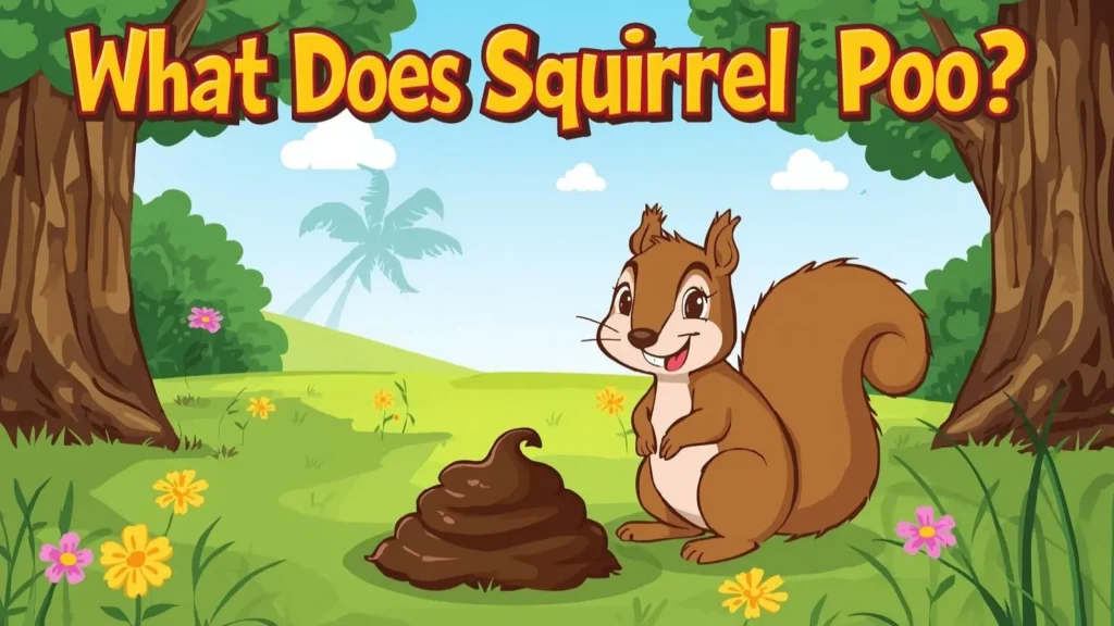What Does Squirrel Poop