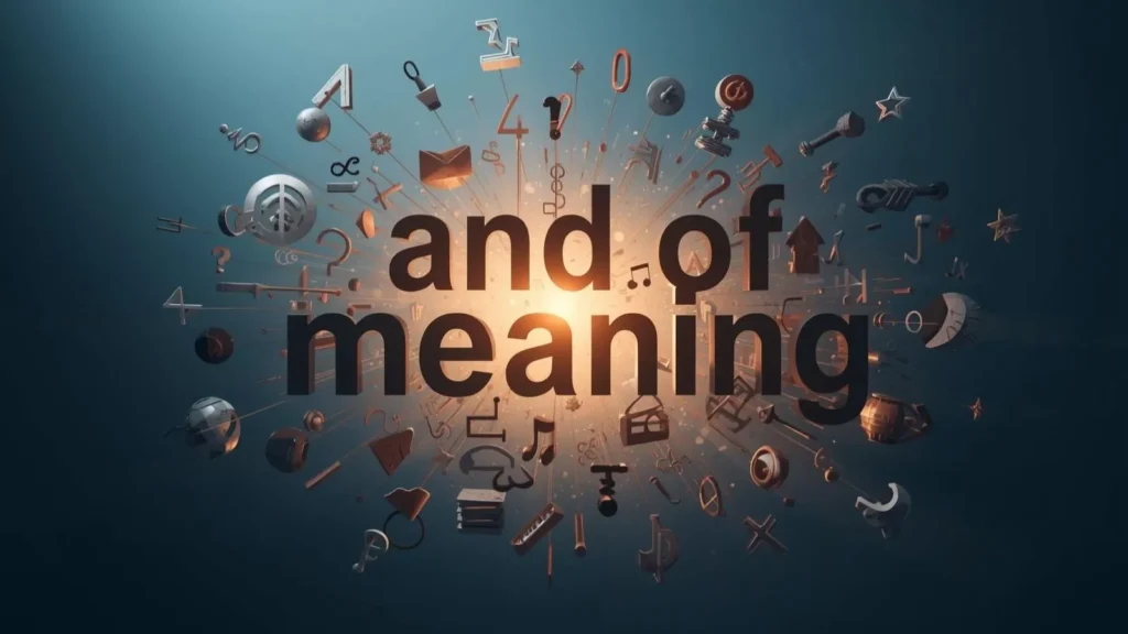 And of Meaning