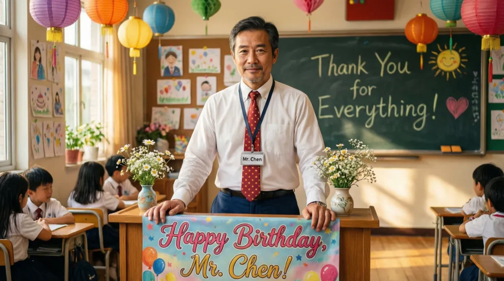 Birthday Wishes for Male Teacher