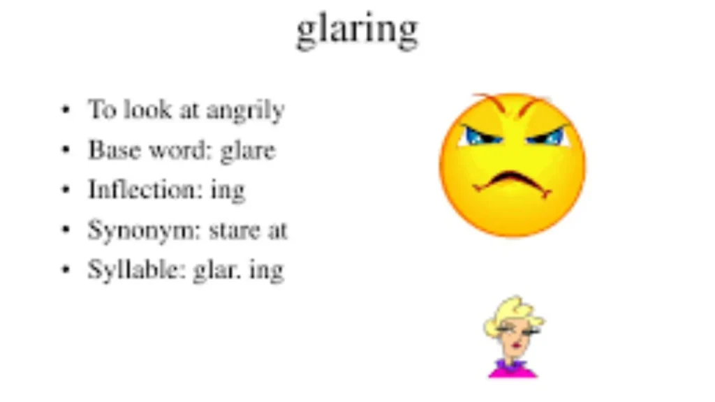 Glare meaning
