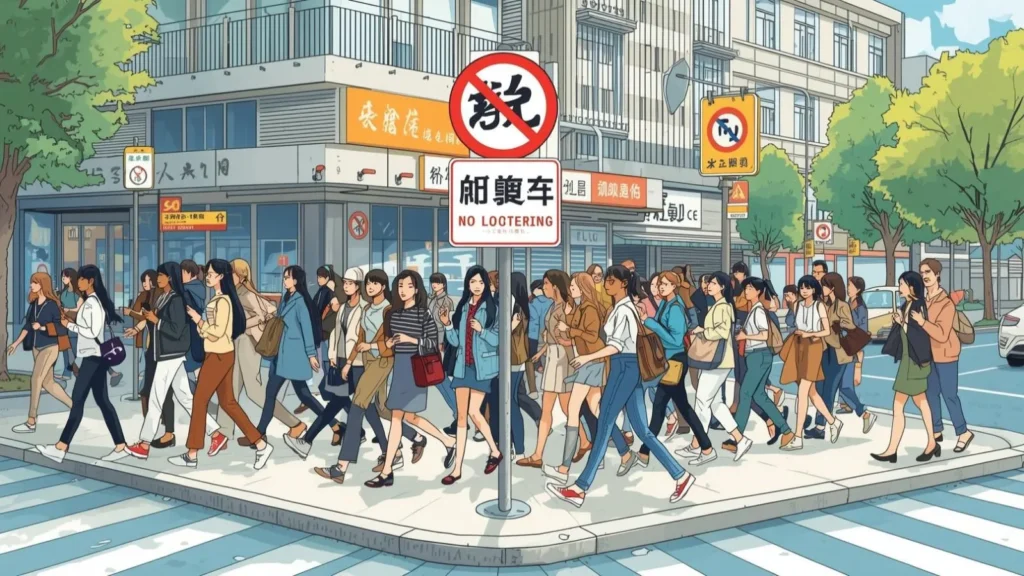 No loitering Meaning