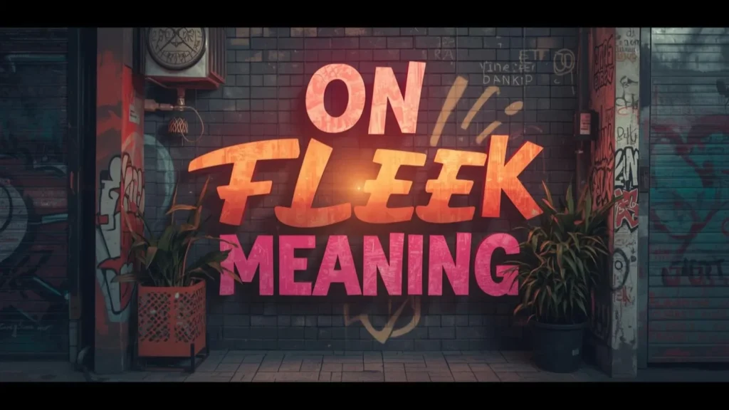 on fleek meaning