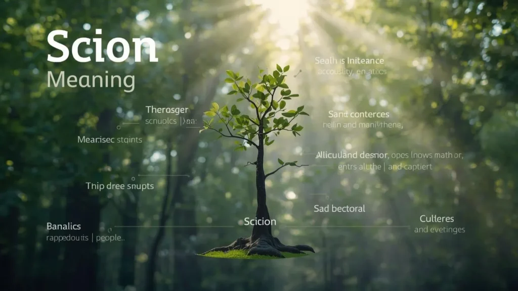 Scion Meaning