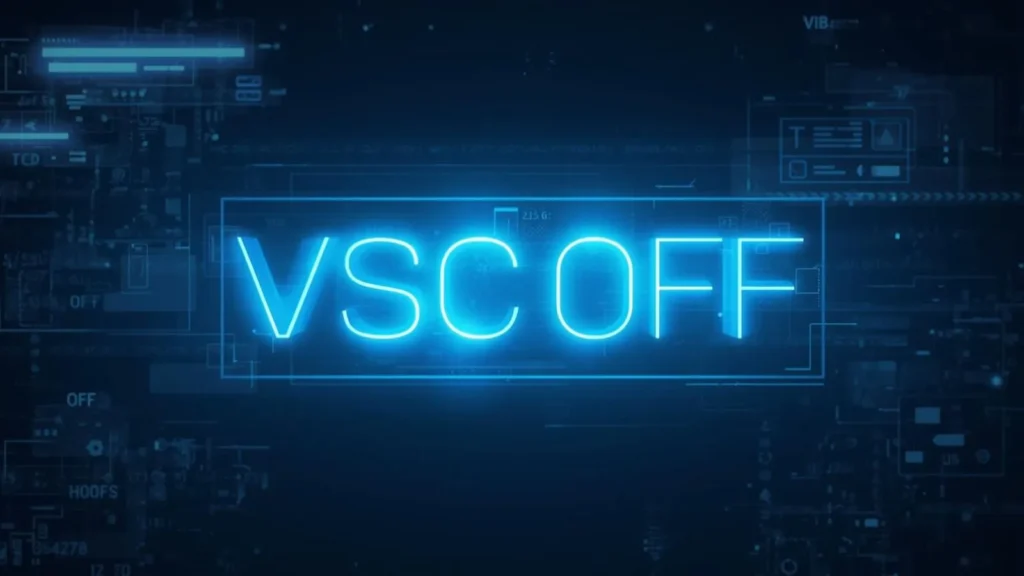 Vsc off Meaning