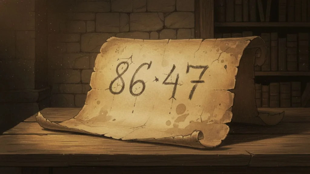 what does 86 47 mean