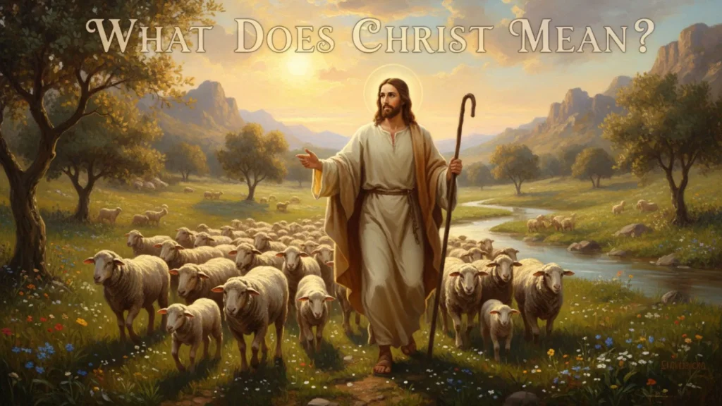 what does christ mean