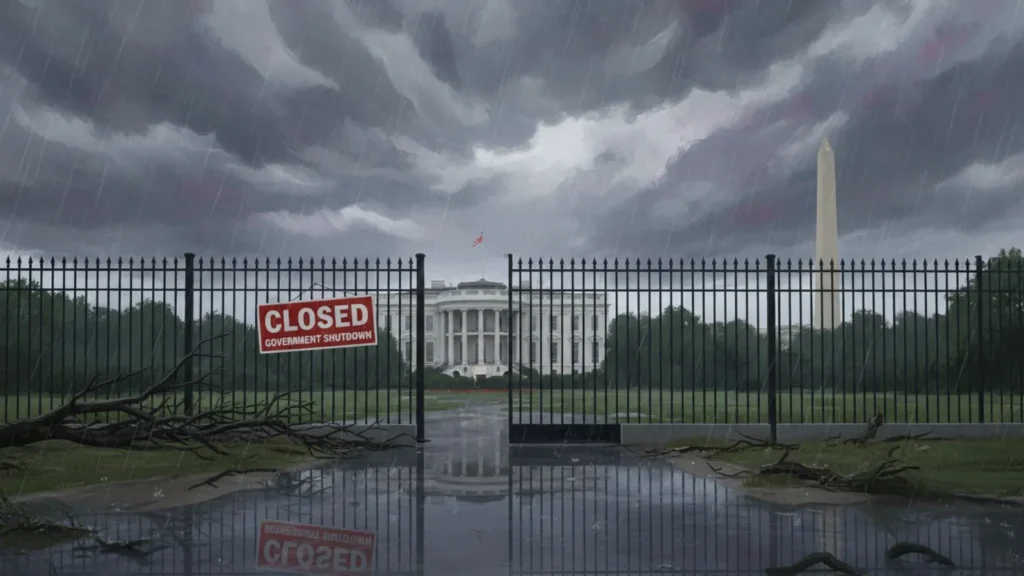 what does it mean when the government shuts down