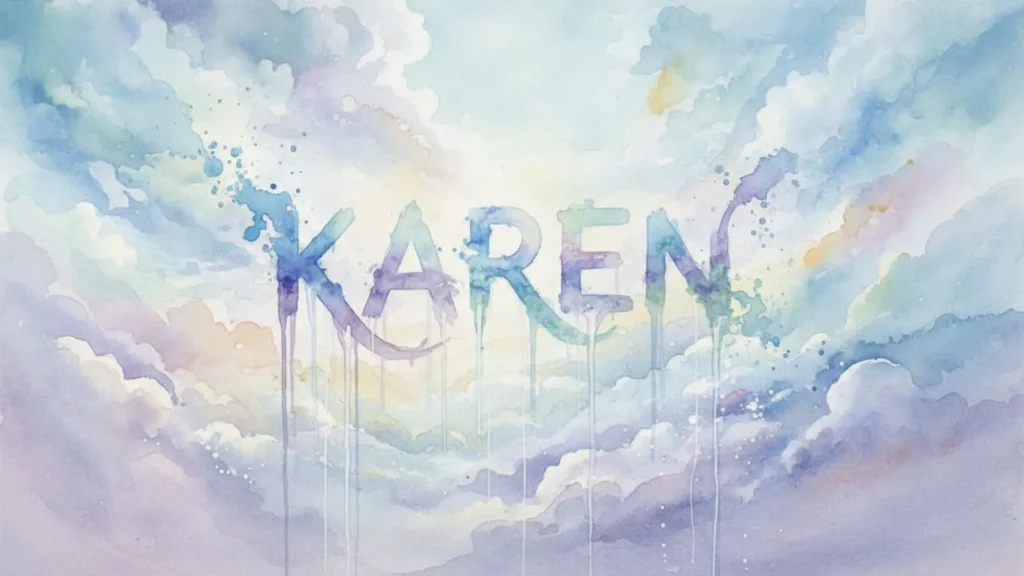 what does the name karen mean